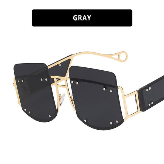 Personalized Sunglasses Hip Hop Fashion Trend Sunglasses $29.99 Dana Fashion Color: Grey Women's Accessories Product information Glasses structure: frame Whether to polarize: No Lens material: resin Frame material: metal Anti-UV grade: UV400 Visible light
