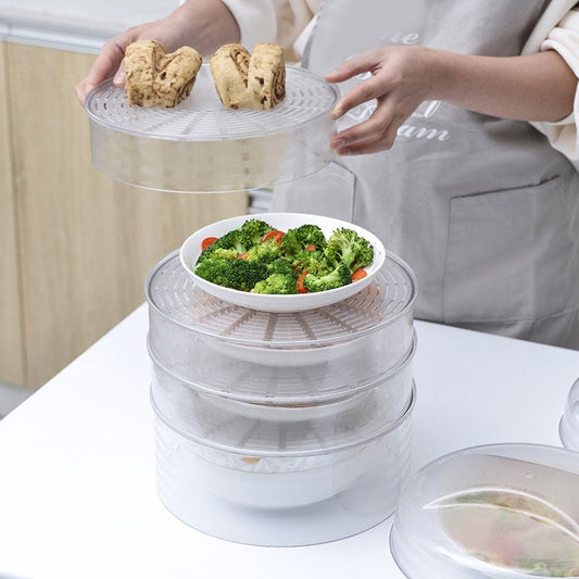 PET thickened dustproof food cover $28.79 Dana Fashion Color: 3 floors Dana's Kitchen Material: PET Features: Compression-resistant, wear-resistant and durable Function: Insulation Product name: dustproof thermal insulation storage box