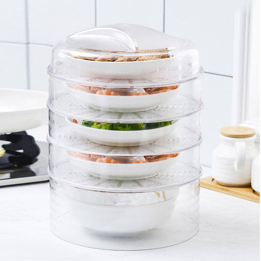 PET thickened dustproof food cover $28.79 Dana Fashion Color: 3 floors Dana's Kitchen Material: PET Features: Compression-resistant, wear-resistant and durable Function: Insulation Product name: dustproof thermal insulation storage box