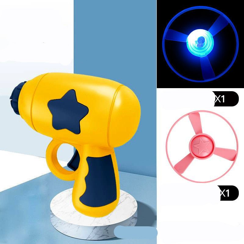 Pet Toy Dog Cat LED Light Toy Luminous Children's Party Toy Bamboo Dragonfly Toy Training Toy Pet Throw Launcher $10.17 Dana Fashion Color: Yellow Toys & Hobbies Overview: Super saucer launcher toys that keep kiddos enthralled! This pack comes with a SET