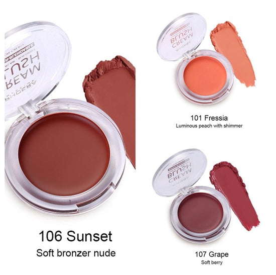 PHOERA Light And Brightening Blush Cream $15.50 Dana Fashion Color: 2set makeup Product information : Skin Type: General Color: single color Color number: 101#Freesia,102#Peach,103#Strawberry,104#Sunflower,105#Dusk,106#Sunset,107#Grape,108#Berry, place an