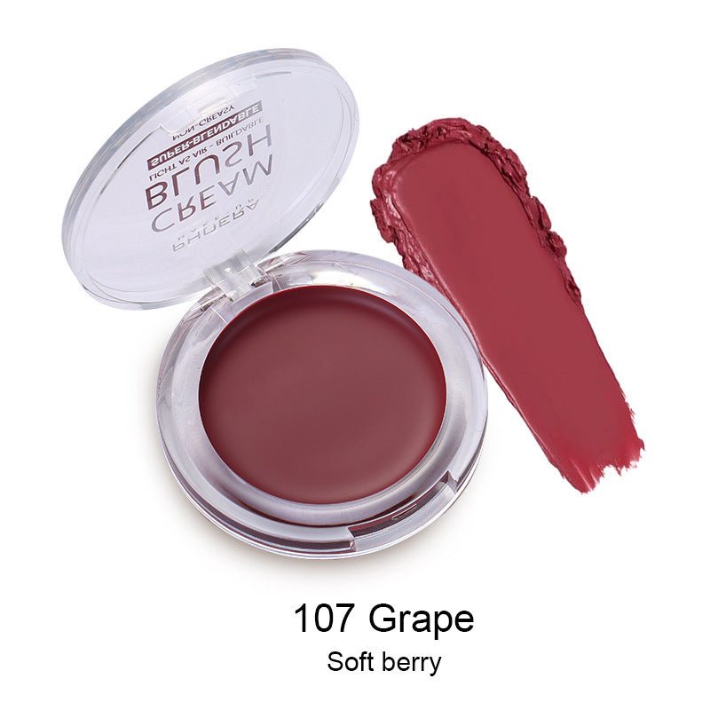 PHOERA Light And Brightening Blush Cream $15.50 Dana Fashion Color: 107Grape makeup Product information : Skin Type: General Color: single color Color number: 101#Freesia,102#Peach,103#Strawberry,104#Sunflower,105#Dusk,106#Sunset,107#Grape,108#Berry, plac