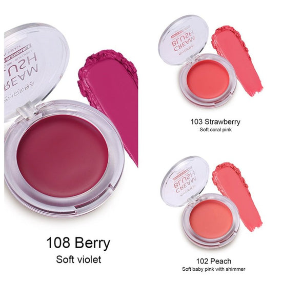 PHOERA Light And Brightening Blush Cream $15.50 Dana Fashion Color: 1set makeup Product information : Skin Type: General Color: single color Color number: 101#Freesia,102#Peach,103#Strawberry,104#Sunflower,105#Dusk,106#Sunset,107#Grape,108#Berry, place an