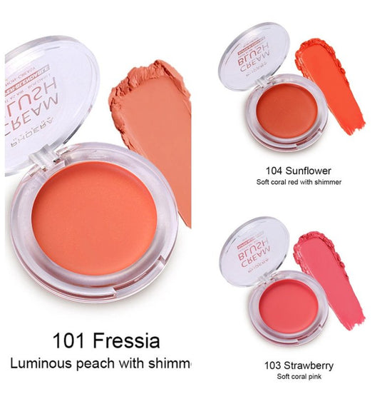 PHOERA Light And Brightening Blush Cream $15.50 Dana Fashion Color: 3set makeup Product information : Skin Type: General Color: single color Color number: 101#Freesia,102#Peach,103#Strawberry,104#Sunflower,105#Dusk,106#Sunset,107#Grape,108#Berry, place an