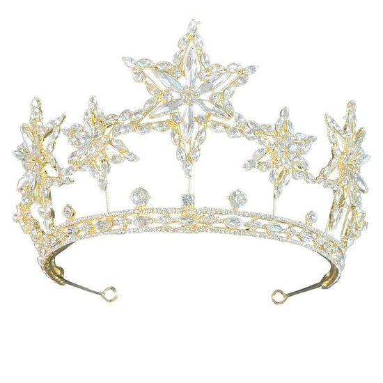 Photography Accessories XINGX Rhinestone Fashion Crown Headdress $48.61 Dana Fashion Color: Gold Crown Women's Accessories Product information: Treatment Process: electroplated silver, 16K gold Color: Silver Crown, gold crown Applicable gift-giving occasi