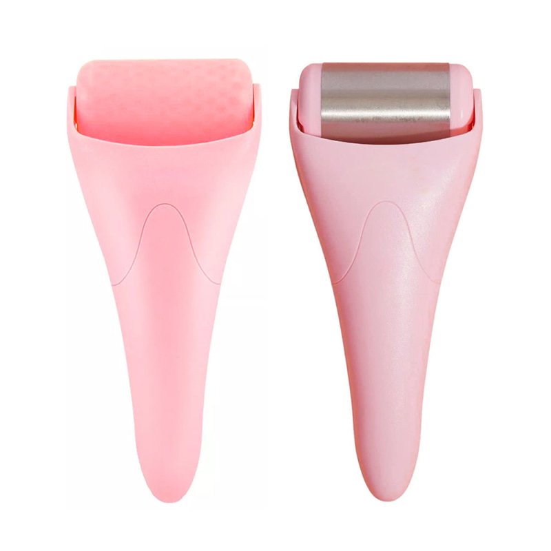 Plastic Care Facial Massage Ice Roller $35.50 Dana Fashion Color: Cherry pink Beauty Tools Product information: Type: Ice Roller Color classification: full powder handle pink roller, cherry powder handle stainless steel roller Handle material: ABS Roller