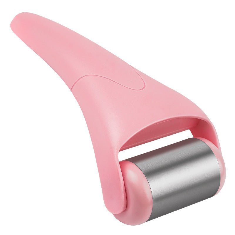 Plastic Care Facial Massage Ice Roller $35.50 Dana Fashion Color: Cherry pink Beauty Tools Product information: Type: Ice Roller Color classification: full powder handle pink roller, cherry powder handle stainless steel roller Handle material: ABS Roller