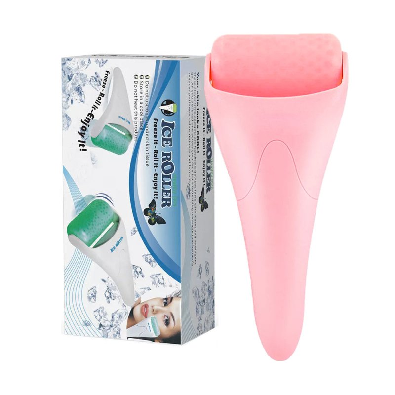 Plastic Care Facial Massage Ice Roller $35.50 Dana Fashion Color: Pink Beauty Tools Product information: Type: Ice Roller Color classification: full powder handle pink roller, cherry powder handle stainless steel roller Handle material: ABS Roller materia