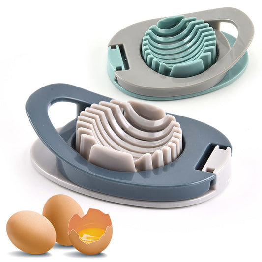 Plastic Kitchen Tool Egg Slicer Shredder Fruit Slicer Kitchen Slicing Gadget Kitchen Wire Pressing Cutter $9.50 Dana Fashion Color: Grey blue Dana's Kitchen material: plastic Quantity: 1 x egg slicer Features: 1. Made of high-quality stainless steel wire