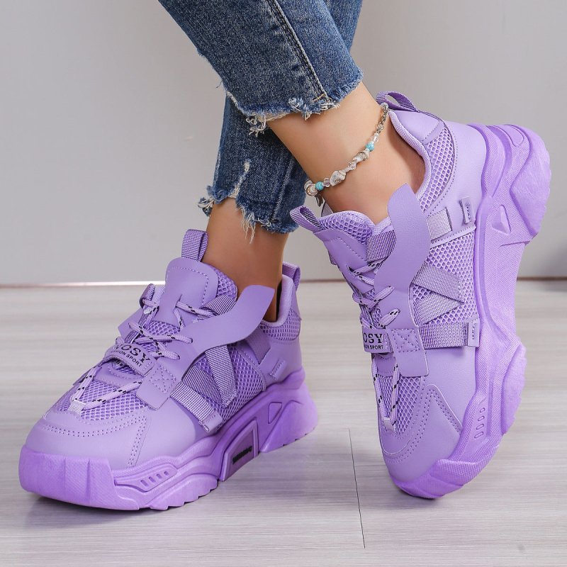Platform Mesh Surface Dad Shoes Women's Breathable Mesh Sports $39.24 Dana Fashion Color: Green Size: 36 Yards Women's shoes Product information: Thickness: ordinary thickness Applicable places: plastic, floor, wild, other Pattern: Animal Applicable sport
