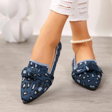 Blue Leopard Print