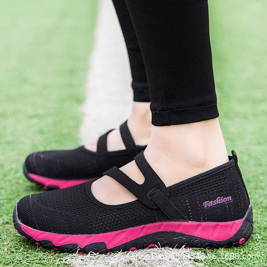 Plus Size Outdoor Travel Summer Cloth Shoes For The Elderly $45.50 Dana Fashion Color: 9963 Black Size: 36 Women's shoes Product information: Pattern: solid color Toe holder shape: round head Color: 9963 light gray walking shoes, 9963 lotus root starch wa