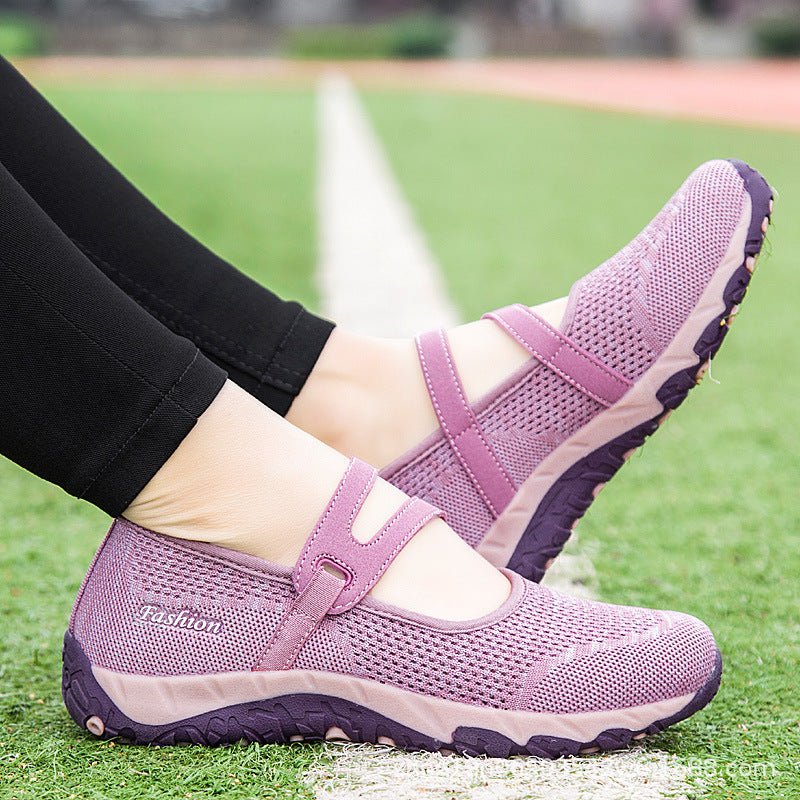 Plus Size Outdoor Travel Summer Cloth Shoes For The Elderly $45.50 Dana Fashion Color: 9963 Black Size: 36 Women's shoes Product information: Pattern: solid color Toe holder shape: round head Color: 9963 light gray walking shoes, 9963 lotus root starch wa