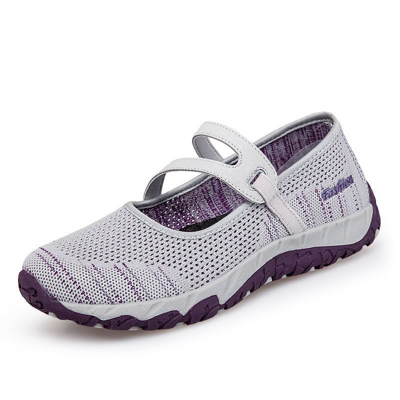 Plus Size Outdoor Travel Summer Cloth Shoes For The Elderly $45.50 Dana Fashion Color: 9963 Light Gray Size: 36 Women's shoes Product information: Pattern: solid color Toe holder shape: round head Color: 9963 light gray walking shoes, 9963 lotus root star
