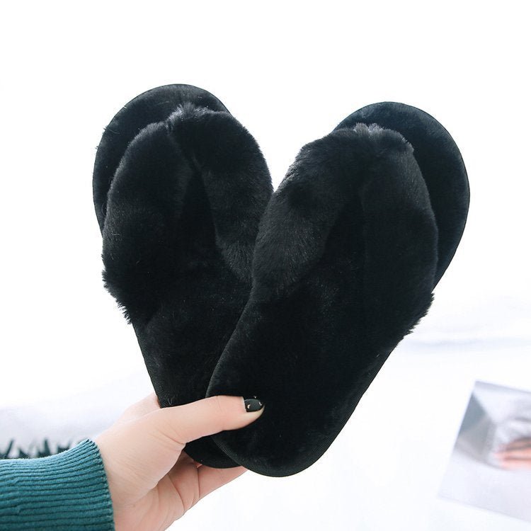 Plus Size Plush Flip-flops Cotton Slippers $35.90 Dana Fashion Color: Black Size: 36to37 Women's shoes Product information: Color: black, blue, gray, pink, watermelon red, dark green, creamy-white Heel height: flat heel With USB or not: Yes Size: 36-37 (s