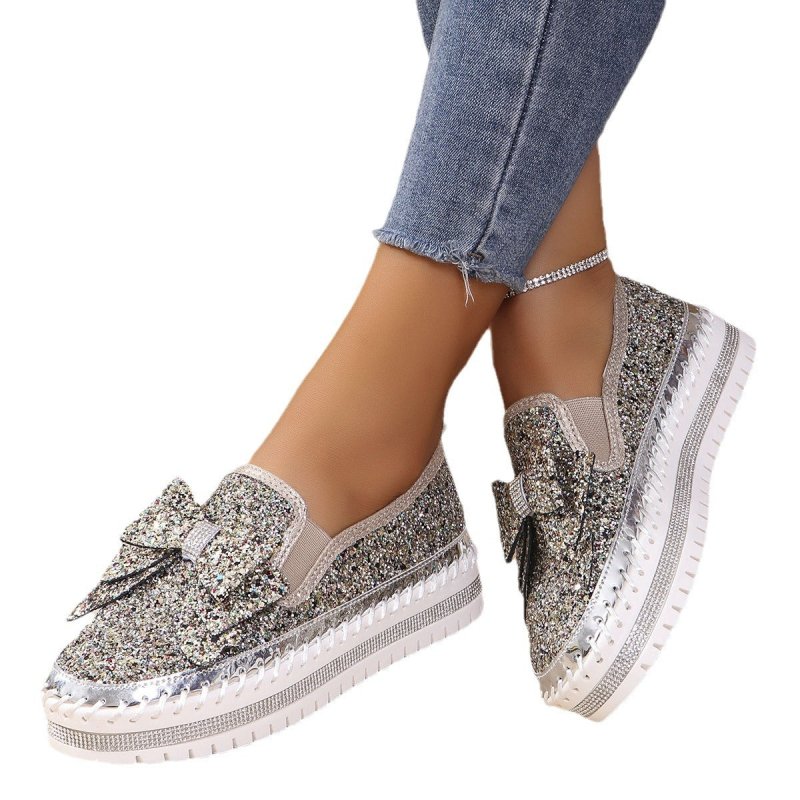 Plus Size Rhinestone Platform Loafers Women $59.50 Dana Fashion Color: Black Colorful Size: 36 Women's shoes Product information: Pattern: solid color Lining material: Microfiber Color: Pink colorful, black colorful, Golden colorful, red colorful, blue co