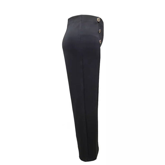 Plus Size Women's Casual Tight Straight-leg Trousers $46.00 Dana Fashion Color: Black Size: 2XL Women's clothing Product information: Thickness: medium Fabric name: health cloth Color: Black Elasticity: Micro-elastic Main fabric composition: Polyester (po
