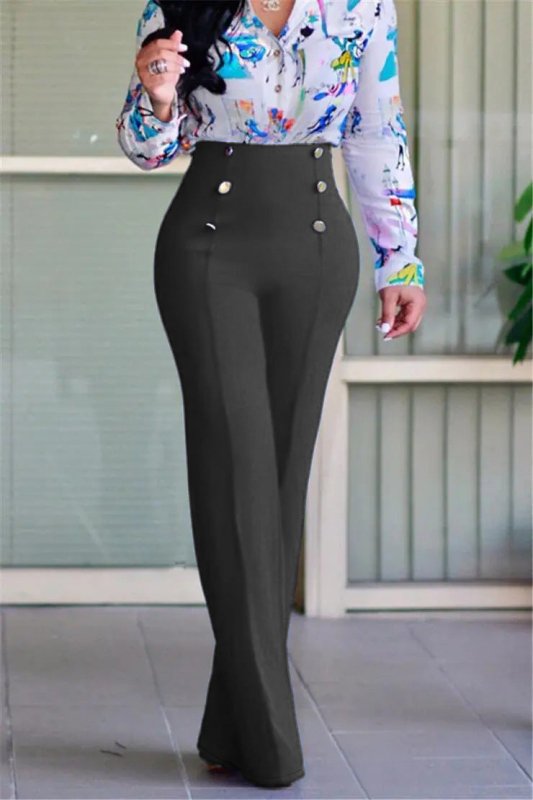 Plus Size Women's Casual Tight Straight-leg Trousers $46.00 Dana Fashion Color: Black Size: 2XL Women's clothing Product information: Thickness: medium Fabric name: health cloth Color: Black Elasticity: Micro-elastic Main fabric composition: Polyester (po