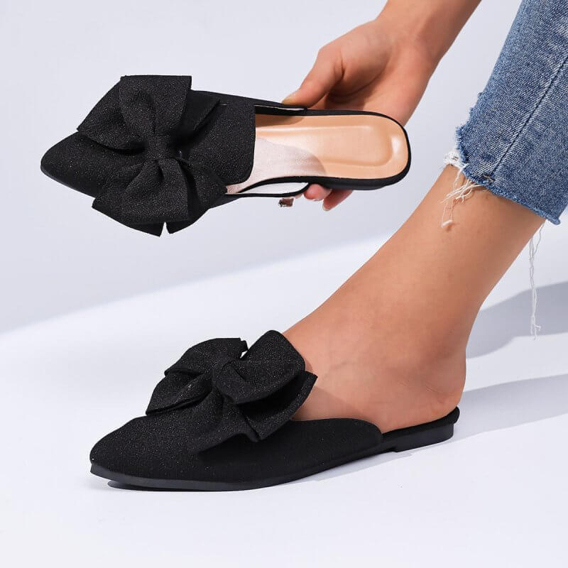 Plus Size Women's Trend Beach Slippers Sandals Bow $25.90 Dana Fashion Color: Black Size: 36 Women's shoes Product information: Lining material: pu Color: black, pink Size: 36, 37, 38, 39, 40, 41, 42, 43 Sole craft: viscose shoes Sole material: rubber Pop
