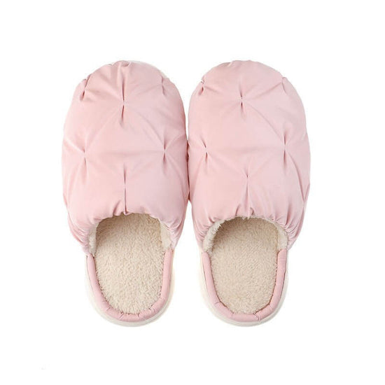 Plush Cotton Indoor Leisure Thick Bottom Waterproof Slippers $48.50 Dana Fashion Color: Green Size: 36to37 Women's shoes Product information: Color: sky blue, green, navy blue, dark gray Heel height: about 3cm Heel shape: no heel Size: 36-37,38-39,40-41,4
