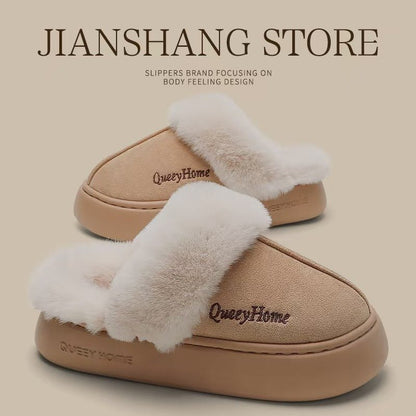 Plush Cotton Slippers Women's Autumn And Winter WarmDana FashionDana FashionPlush Cotton Slippers Women's Autumn And Winter Warm
