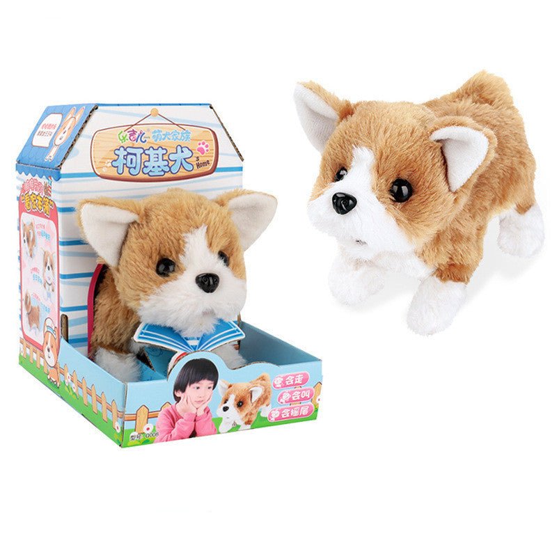 Plush puppies electric toy $39.39 Dana Fashion Color: Corgi Toys & Hobbies Product name: Lejier cute dog family Applicable age: 18 months and above Material composition: plastic, chemical fiber, electronic components Size: 13X18X18.5 (cm) Battery installa