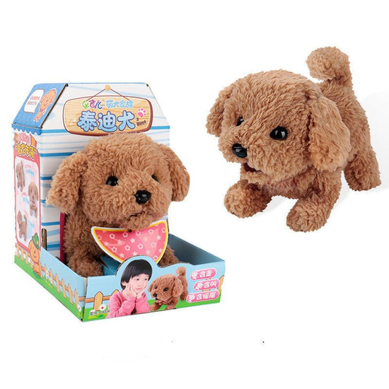 Plush puppies electric toy $39.39 Dana Fashion Color: Teddy Toys & Hobbies Product name: Lejier cute dog family Applicable age: 18 months and above Material composition: plastic, chemical fiber, electronic components Size: 13X18X18.5 (cm) Battery installa