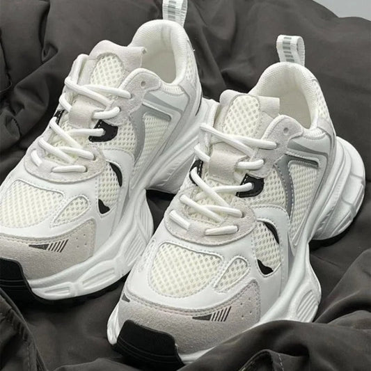 Polar Wave Versatile Mesh Platform Shoes Breathable Casual Sports $35.50 Dana Fashion Color: Beige size: 35 Women's shoes Product information: Color: Beige (wholesale to see real shot) Heel shape: Wedge Size: 35 standard size, 36 standard size, 37 standar