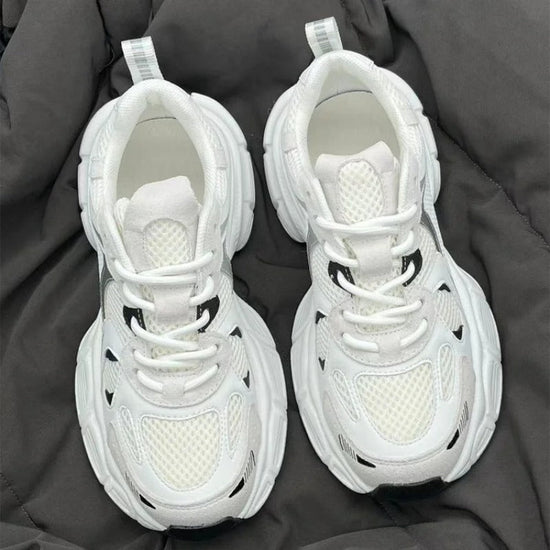 Polar Wave Versatile Mesh Platform Shoes Breathable Casual Sports $35.50 Dana Fashion Color: Beige size: 35 Women's shoes Product information: Color: Beige (wholesale to see real shot) Heel shape: Wedge Size: 35 standard size, 36 standard size, 37 standar