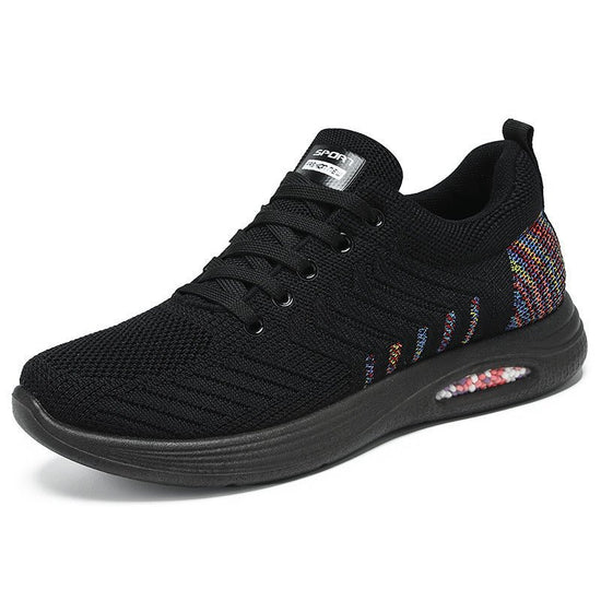 Polyurethane Air Cushion Sneaker $37.38 Dana Fashion Color: 2102 Black Size: 36 Women's shoes Product information: Lining material: cloth Applicable sports: Universal Color: 2102 pink, 2102 Black, 2102 purple Upper height: low top Heel height: low heel (1