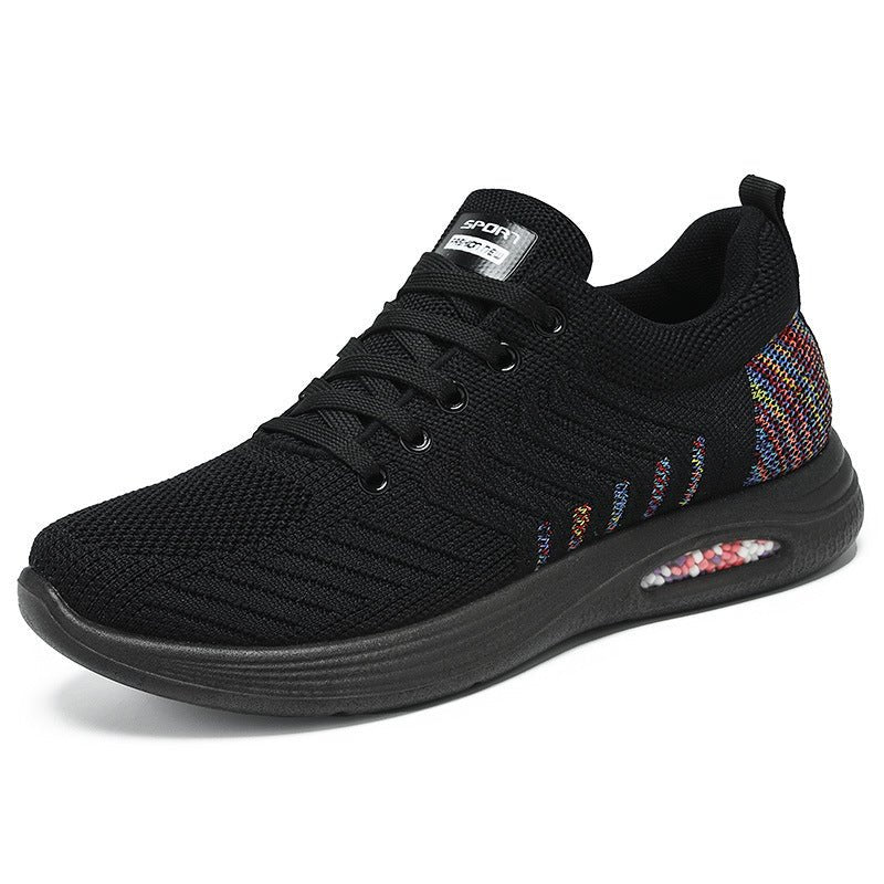 Polyurethane Air Cushion Sneaker $37.38 Dana Fashion Color: 2102 Black Size: 36 Women's shoes Product information: Lining material: cloth Applicable sports: Universal Color: 2102 pink, 2102 Black, 2102 purple Upper height: low top Heel height: low heel (1