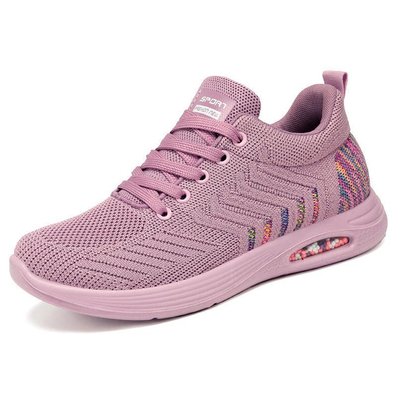 Polyurethane Air Cushion Sneaker $37.38 Dana Fashion Color: 2102 Pink Size: 36 Women's shoes Product information: Lining material: cloth Applicable sports: Universal Color: 2102 pink, 2102 Black, 2102 purple Upper height: low top Heel height: low heel (1-