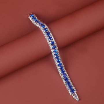 Silver Sapphire Blue