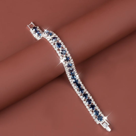 Popular Ornament Roman Rhinestone Bracelet $15.00 Dana Fashion Color: Silver Blue Black Women's Accessories Product information: Color: green, blue, white, silver sapphire blue, gray, AB color, Brown, Golden Green, grass green, Golden Rose Red, Golden whi