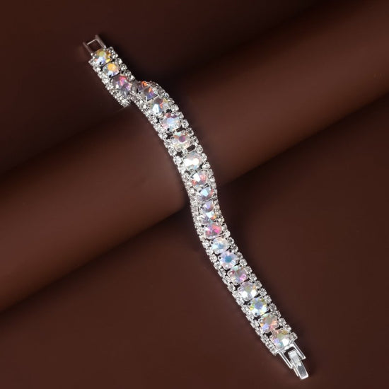 Popular Ornament Roman Rhinestone Bracelet $15.00 Dana Fashion Color: AB Color Women's Accessories Product information: Color: green, blue, white, silver sapphire blue, gray, AB color, Brown, Golden Green, grass green, Golden Rose Red, Golden white diamon