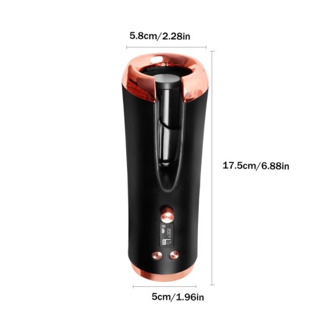 Portable Automatic Curling Iron Multi-Function Charging Travel Smart Wireless Lcd Automatic Curling Iron $82.89 Dana Fashion Color: Black power: EU Beauty Tools Product information: Product category: curling iron Heat conductor material: tourmaline cerami