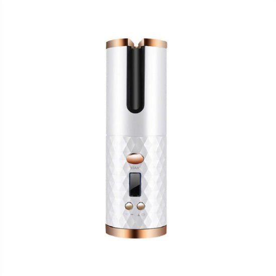 Portable Automatic Wireless Usb Charging Mini Curling Iron $60.33 Dana Fashion Color: White Electrical outlet: USB Beauty Tools Product information: Material: ABS Color classification: white, pink, grey Diameter of heat conductor: 16MM-20MM Product catego