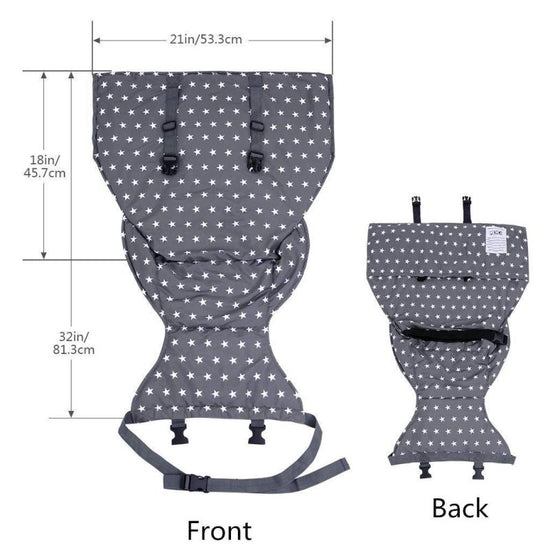 Portable Baby Dining Chair Bag Baby Safety Seat $49.08 Dana Fashion Color: Dark Grey Baby & Mother Product information: Style: Portable (small) Material: Polyester Age: 8 months + Size: as shown in figure Packing volume: about 17* w 16* thick 5cm Weight:
