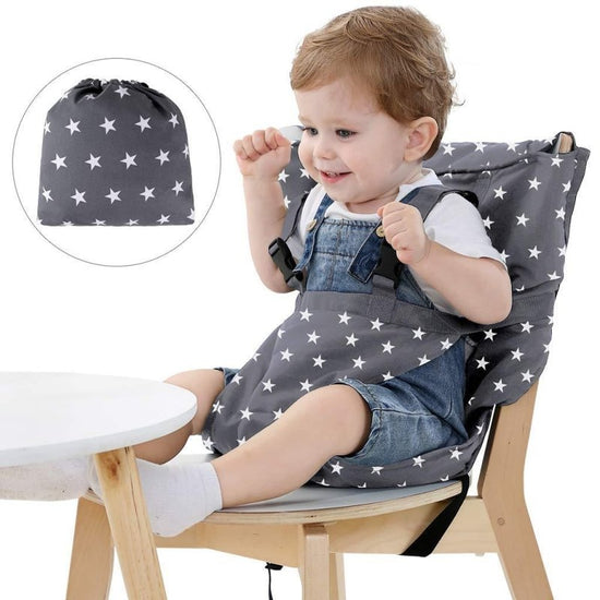 Portable Baby Dining Chair Bag Baby Safety Seat $49.08 Dana Fashion Color: Dark Grey Baby & Mother Product information: Style: Portable (small) Material: Polyester Age: 8 months + Size: as shown in figure Packing volume: about 17* w 16* thick 5cm Weight: