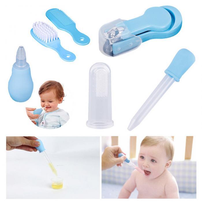 Portable Baby Health Suit Children's Beauty Set $15.35 Dana Fashion Color: Blue Baby & Mother Overview: 1. Baby special safety scissors: Round cutter head design, easy to use, easy to stab baby delicate skin. 2. Baby special mini nail clippers: Featured s