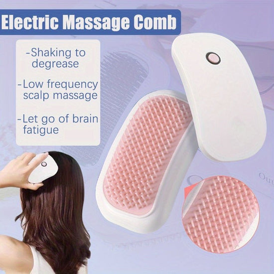 Portable Beauty Tool Scalp Comb, Electric Massage Comb, Body Relaxing High-Frequency Vibration Head Massager $16.34 Dana Fashion Color: White Beauty Tools Note： Our processing time is within 72 hours. Delivery time is normally within a week, which no one