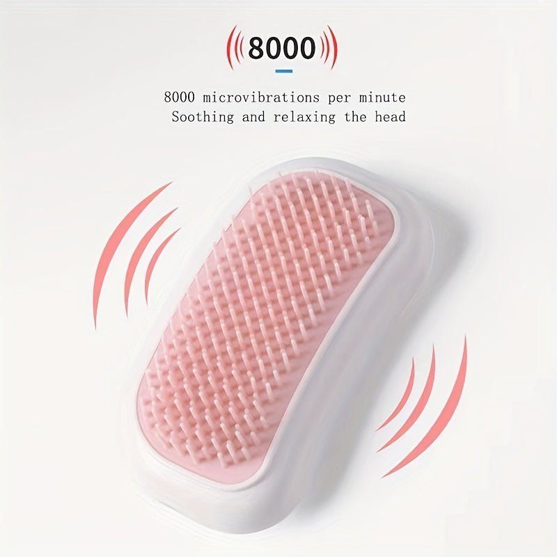 Portable Beauty Tool Scalp Comb, Electric Massage Comb, Body Relaxing High-Frequency Vibration Head Massager $16.34 Dana Fashion Color: White Beauty Tools Note： Our processing time is within 72 hours. Delivery time is normally within a week, which no one