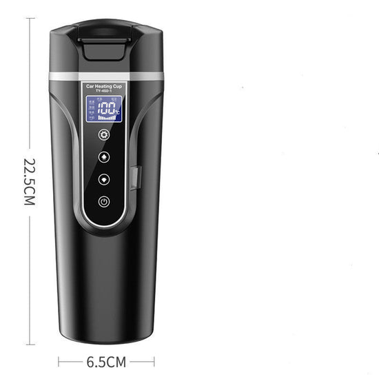 Portable Car Bottle Smart Touch Digital Display Insulated Cup Home Traveling Heating Cup Water Bottle $115.97 Dana Fashion Color: Black Dana's Kitchen Overview Not easy to Leak&Anti-scald mouth Plug and play easy to operate Food grade Tritan Material baby