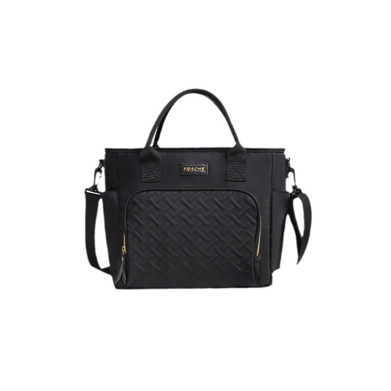 Portable Commuting Fashion Bento Ice Pack Student Heat Preservation $34.74 Dana Fashion Color: Black Women's Bags Product information: Color: portable large capacity ice pack Gray, portable large capacity ice pack black, portable large capacity ice pack p