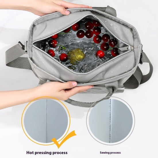 Portable Commuting Fashion Bento Ice Pack Student Heat Preservation $34.74 Dana Fashion Color: Black Women's Bags Product information: Color: portable large capacity ice pack Gray, portable large capacity ice pack black, portable large capacity ice pack p