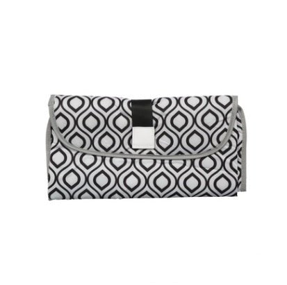 Portable Diaper Changing Pad Clutch for Newborn $43.89 Dana Fashion style: Black geometry Baby & Mother Overview： Not only an ordinary mat but also a sofa cushion Foldable design, easy to carry, does not take up too much space The built-in toy ring allows