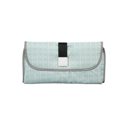 Portable Diaper Changing Pad Clutch for Newborn $26.99 Dana Fashion style: Light green geometry Baby & Mother Overview： Not only an ordinary mat but also a sofa cushion Foldable design, easy to carry, does not take up too much space The built-in toy ring