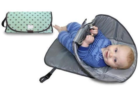 Portable Diaper Changing Pad Clutch for Newborn $38.52 Dana Fashion style: 1 Baby & Mother Overview： Not only an ordinary mat but also a sofa cushion Foldable design, easy to carry, does not take up too much space The built-in toy ring allows you to attac