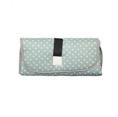 Portable Diaper Changing Pad Clutch for Newborn $43.68 Dana Fashion style: Light green dots Baby & Mother Overview： Not only an ordinary mat but also a sofa cushion Foldable design, easy to carry, does not take up too much space The built-in toy ring allo