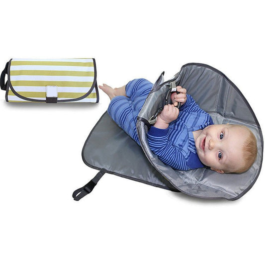Portable Diaper Changing Pad Clutch for Newborn $38.52 Dana Fashion style: 1 Baby & Mother Overview： Not only an ordinary mat but also a sofa cushion Foldable design, easy to carry, does not take up too much space The built-in toy ring allows you to attac